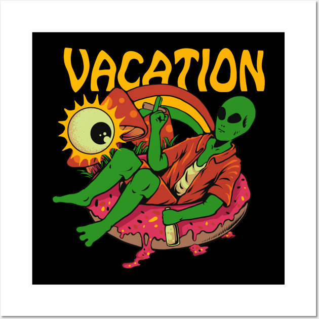 VACATION Wall Art by BERKAH SERAWUNG